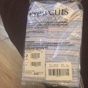 Boys Long  Sleeve oxford button down shirt